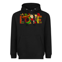 Black Mexico Love Heavyweight Hoodie - texasbilliewilder