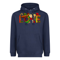 Navy Mexico Love Heavyweight Hoodie - texasbilliewilder