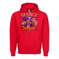 Red Spooky season sneaker and heel afro woman Zipper Hoodie - RanaPortraitStore