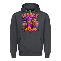 Smoke Spooky season sneaker and heel afro woman Zipper Hoodie - RanaPortraitStore