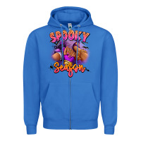 True Royal Spooky season sneaker and heel afro woman Zipper Hoodie - RanaPortraitStore