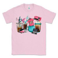 Bubblegum Pink crafting coffee cups Classic Tee - RanaPortraitStore