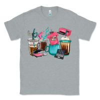 Heather Grey crafting coffee cups Classic Tee - RanaPortraitStore