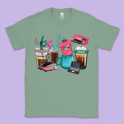 Crafting Coffee Cups Classic Tee Designed By Ranaportraitstore