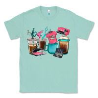 Seafoam crafting coffee cups Classic Tee - RanaPortraitStore