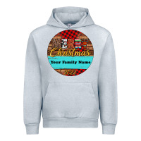 Heather Grey (preview)custom christmas ornament Urban Hoodie - Jasminsmagicworld