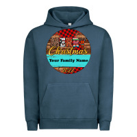 Pigment Midnight Navy (preview)custom christmas ornament Urban Hoodie - Jasminsmagicworld