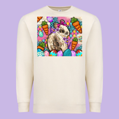 Easter Bunny Tumbler Easter Day Premium Sweatshirt Designed By Neo Western