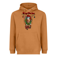 Meerkat merry christmas longhorn cow Heavyweight Hoodie - RanaPortraitStore
