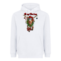White merry christmas longhorn cow Heavyweight Hoodie - RanaPortraitStore
