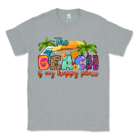 Heather Grey the beach is my happy place Classic Tee - RanaPortraitStore