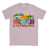 Lilac the beach is my happy place Classic Tee - RanaPortraitStore