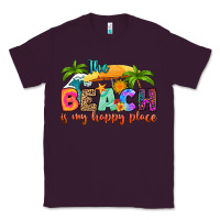 Plum the beach is my happy place Classic Tee - RanaPortraitStore