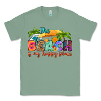 Sage the beach is my happy place Classic Tee - RanaPortraitStore