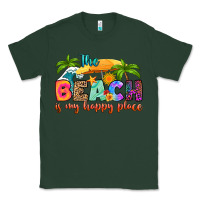 Sports Green the beach is my happy place Classic Tee - RanaPortraitStore