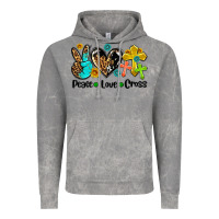 Cloud Rock peace love cross Vintage Hoodie - AdoDesignShop