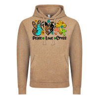 Vintage Coffee peace love cross Vintage Hoodie - AdoDesignShop