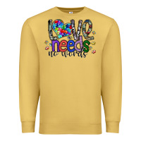 Antique Gold love need no words Premium Sweatshirt - SublimationCraftShop