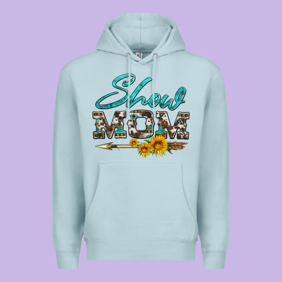 Show Mom Aztec Cowhide Sunflower And Arrow Premium Hoodie Designed By Artiststas