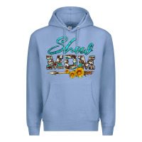 Colony Blue show mom aztec cowhide sunflower and arrow Premium Hoodie - Artiststas
