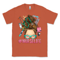 Copper messy bun nurse life Classic Tee - RanaPortraitStore