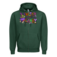 Sports Green Witch better have my candy Zipper Hoodie - RanaPortraitStore