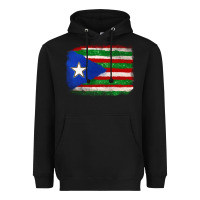 Black Mexico and Puerto Rico Flag Heavyweight Hoodie - texasbilliewilder