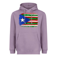Lavender Mexico and Puerto Rico Flag Heavyweight Hoodie - texasbilliewilder