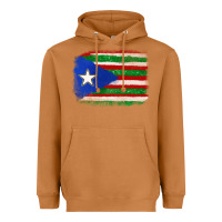 Meerkat Mexico and Puerto Rico Flag Heavyweight Hoodie - texasbilliewilder