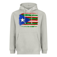 Moon Dust Mexico and Puerto Rico Flag Heavyweight Hoodie - texasbilliewilder