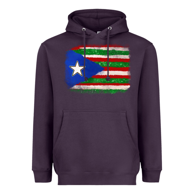 Mexico And Puerto Rico Flag Heavyweight Hoodie by texasbilliewilder | Teevron