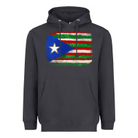 Smoke Mexico and Puerto Rico Flag Heavyweight Hoodie - texasbilliewilder