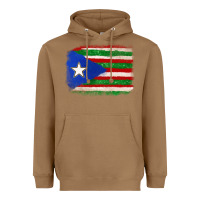 Toasted Coconut Mexico and Puerto Rico Flag Heavyweight Hoodie - texasbilliewilder