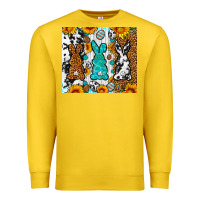 Lemon Easter bunnies leopard cowhide tumbler Easter Day Premium Sweatshirt - Neo Western