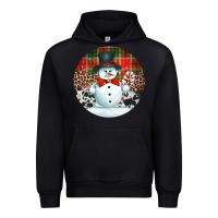 Black western snowman christmas ornament Urban Hoodie - Jasminsmagicworld