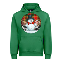 Emerald western snowman christmas ornament Urban Hoodie - Jasminsmagicworld