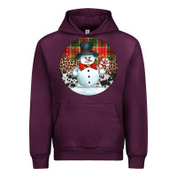 Mauve Wine western snowman christmas ornament Urban Hoodie - Jasminsmagicworld