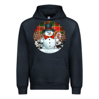 Navy western snowman christmas ornament Urban Hoodie - Jasminsmagicworld