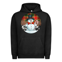 Pigment Black western snowman christmas ornament Urban Hoodie - Jasminsmagicworld