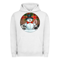 Pigment Lunar Rock western snowman christmas ornament Urban Hoodie - Jasminsmagicworld