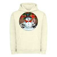 Pigment Pistachio western snowman christmas ornament Urban Hoodie - Jasminsmagicworld