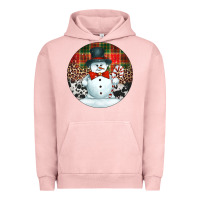 Pigment Salmon western snowman christmas ornament Urban Hoodie - Jasminsmagicworld