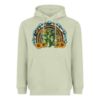 Matcha western rainbow with cactus Heavyweight Hoodie - RanaPortraitStore