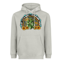Moon Dust western rainbow with cactus Heavyweight Hoodie - RanaPortraitStore