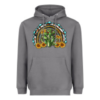 Storm western rainbow with cactus Heavyweight Hoodie - RanaPortraitStore