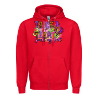 Red Trick or treat smell my feet Zipper Hoodie - RanaPortraitStore