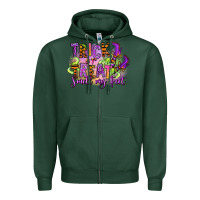 Sports Green Trick or treat smell my feet Zipper Hoodie - RanaPortraitStore