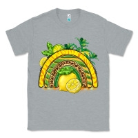 Heather Grey lemon  rainbow Classic Tee - BarkalooDesign