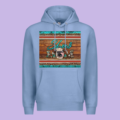 Show Mom Aztec Cowhide Leopard Heifer Premium Hoodie Designed By Artiststas