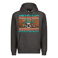 Smoke show mom aztec cowhide leopard heifer Premium Hoodie - Artiststas